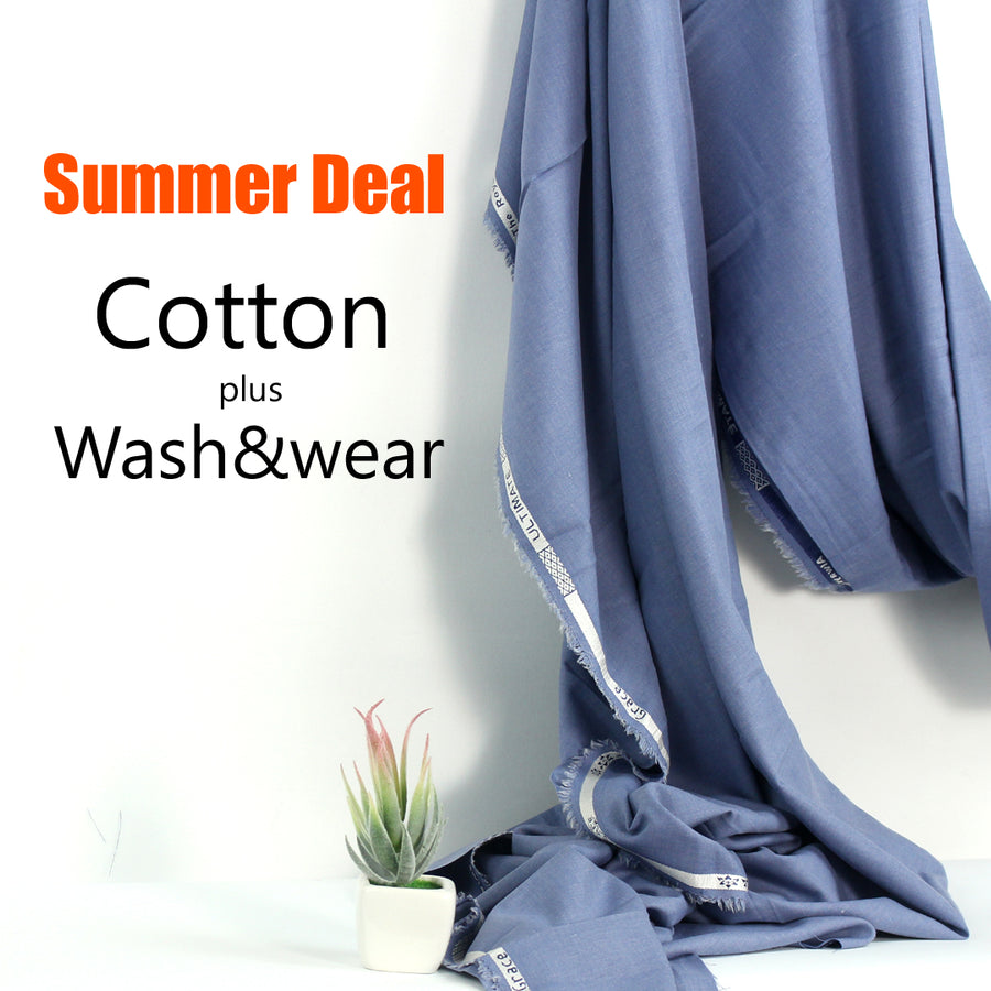 Buy 1 Get 1 Free ! Cotton plus Wash&wear ! Summer Fabric! Premium Quality