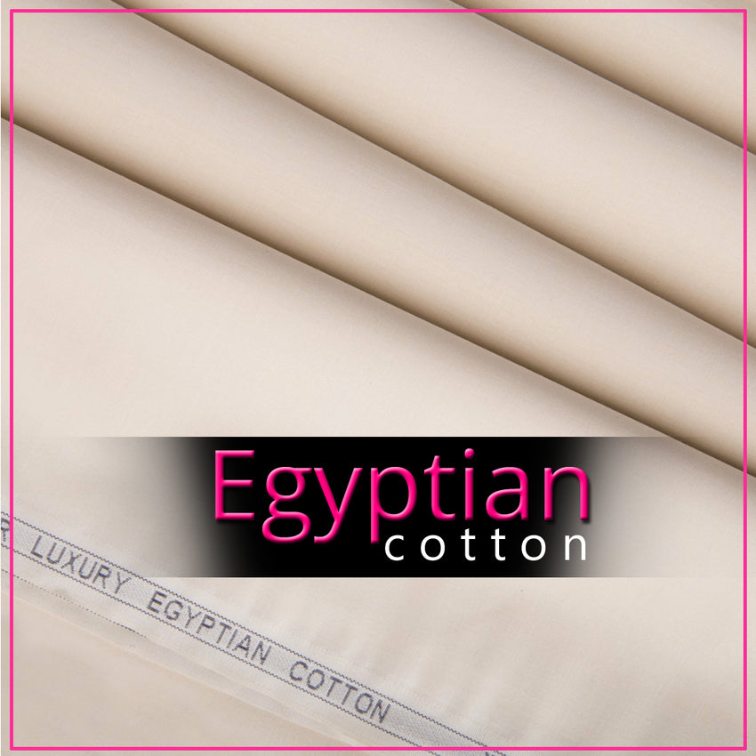 Egyption cotton unstitch Fabric for men